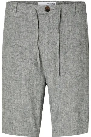SELECTED Bermuda-Stoffhose, Regular Fit, Mid Waist, für Herren, , M