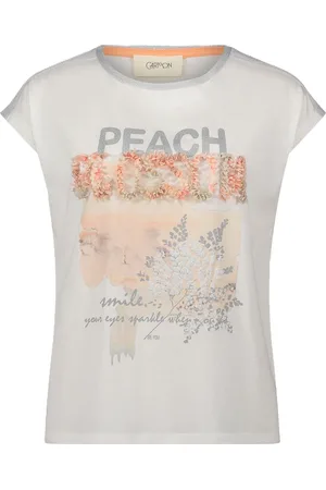 Cartoon T-Shirt, Rundhals, für Damen, , 40