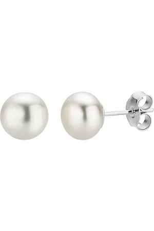 Vandenberg Damen Ohrstecker, 925er Silber mit Süßwasser Zuchtperlen