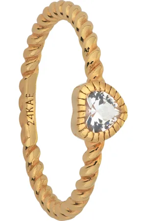 24Kae Damen Ring "12417Y", 925er Silber