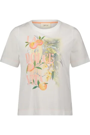 Cartoon T-Shirt, Baumwolle, für Damen, , 42