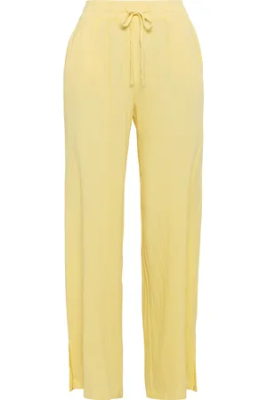 Manguun Stoffhose, Leinen-Viskose-Mix, Tunnelzug, für Damen, , 36