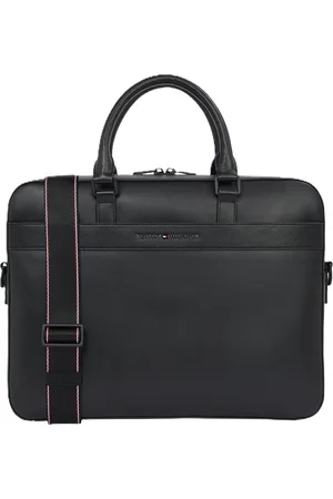 Tommy Hilfiger Laptoptasche, Zweiwege-Reißverschluss, Trolley-Aufsteckfunktion