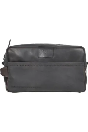 Strellson Kulturtasche, Leder, Reißverschluss, für Herren