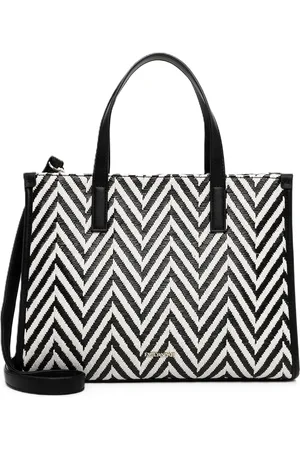 Emily & Noah Shopper "Esperanza", Bast-Optik, Reißverschlussfach, für Damen
