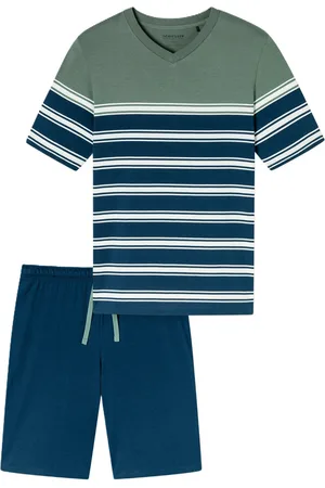 Schiesser Casual Nightwear Shorty, Bio-Baumwolle, für Herren, , 56