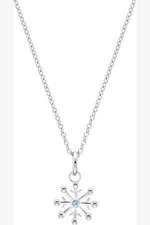 Amor Kinder Kette mit Anhänger "Schneeflocke", 925er Sterling
