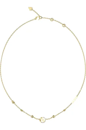 Guess Damen Kette mit Anhänger, Edelstahl