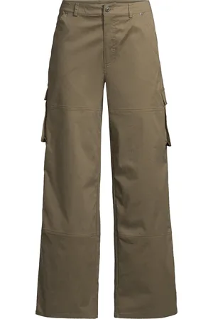 Manguun Cargohose, Baumwolle-Stretch, knöchellang, für Damen, , 38