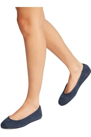Tommy Hilfiger Ballerinas, Veloursleder, Logo-Emblem, für Damen, , 40