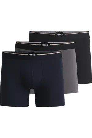HUGO BOSS Natura Bambus Boxershorts, 3er-Pack, kurz, für Herren, , L