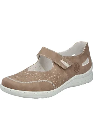 Rieker Riemchen-Ballerinas, Klettverschluss, Belüftungslöcher, für Damen, , 39