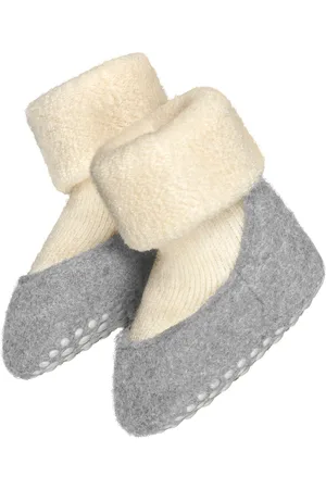 Falke Cosyshoe Hausschuhe, Umschlagbündchen, wärmend, für Babys und Kleinkinder, , 17/18