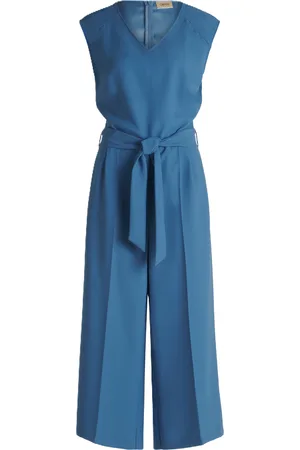 Cartoon Jumpsuit, V-Ausschnitt, 7/8-lang, für Damen, , 44