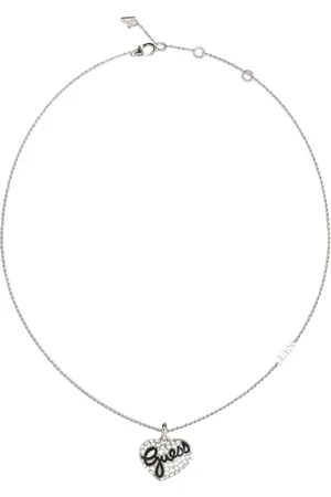 Guess Damen Kette mit Anhänger, Edelstahl