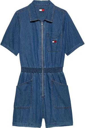 Tommy Hilfiger Jumpsuit, Reißverschluss, kurz, für Damen, , L