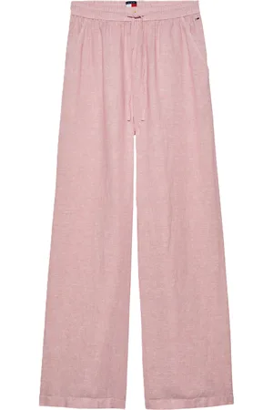 Tommy Hilfiger Stoffhose, Leinenanteil, für Damen, , M
