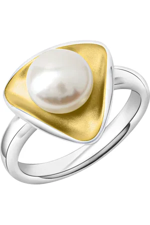 Vandenberg Damen Ring, 925er Silber mit Süßwasserperle