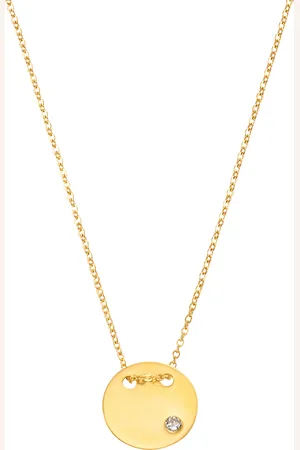 CELESTA ® Damen Kette mit Anhänger, 375er Gelbgold