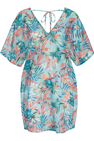 Venice Beach Caru Strandkleid, V-Ausschnitt, exotisches Design, für Damen, , 40