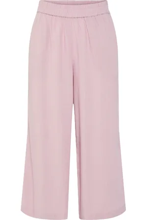 Pieces® Culotte "Pia", Leinenanteil, 3/4-Lang, für Damen, , M