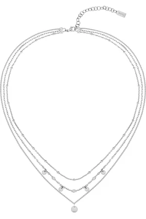 HUGO BOSS Damen Kette mit Anhänger "Iris", Edelstahl