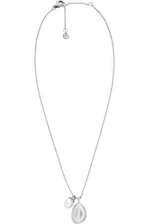 Skagen Damen Kette mit Anhänger, Edelstahl