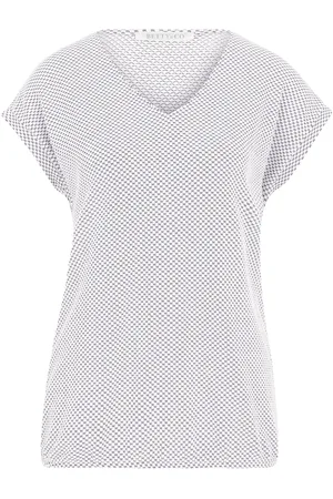 Betty & Co T-Shirt, überschnittener Arm, V-Ausschnitt, für Damen, , XXL