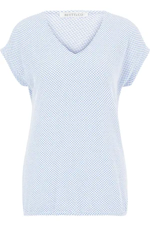 Betty & Co T-Shirt, überschnittener Arm, V-Ausschnitt, für Damen, , S