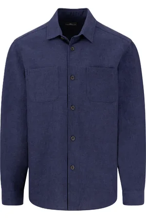 Fynch-Hatton ® Overshirt, Casual Fit, Langarm, Kent-Kragen, für Herren, , 3XL