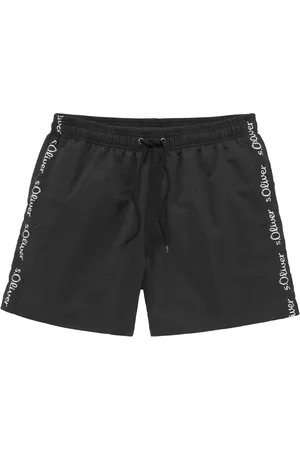 QS by s.Oliver Noah Badehose, Gummibund, Marken-Schriftzug, für Herren, , XL
