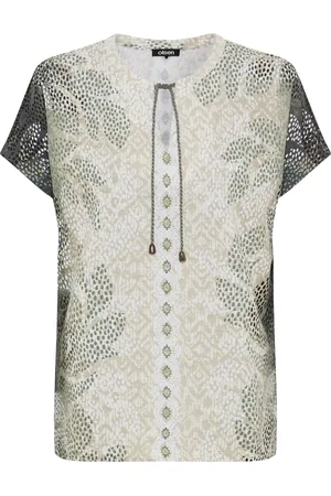 Olsen T-Shirt, Split-Neck, für Damen, , 36