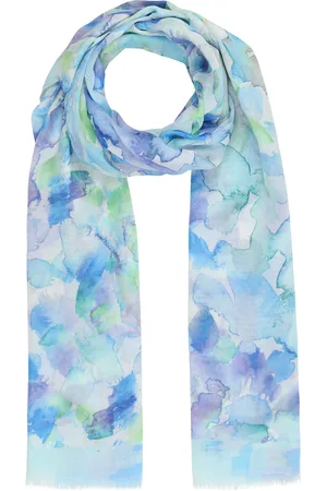 Manguun Schaltuch, Batik, Fransen, für Damen, , OneSize