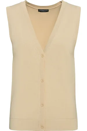 Manguun Fleeceweste, V-Ausschnitt, für Damen, , XXL