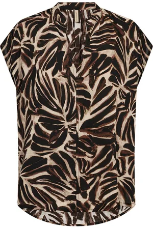 soyaconcept Shirtbluse "Roksana 2", Mandarinkragen, für Damen, , L