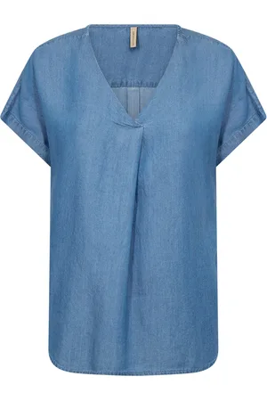 soyaconcept Shirtbluse "Liv 55", V-Ausschnitt, für Damen, , M