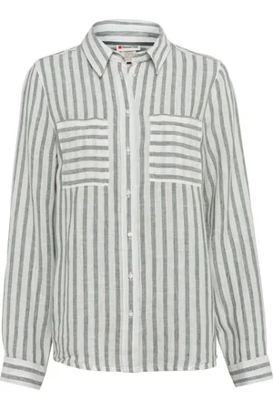 Street one Leinenbluse, Brusttaschen, für Damen, , 44
