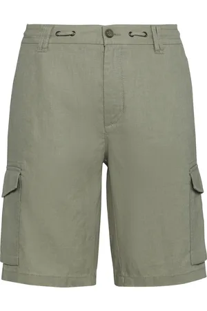 Dunmore Leinen-Cargo-Bermuda, Eingrifftaschen, für Herren, , 38