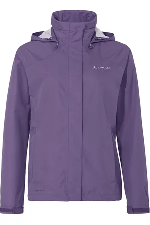 Vaude Regenjacke, blickdicht, Stehkragen, für Damen, , 38