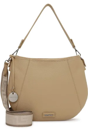 Emily & Noah Schultertasche "Enna", Echtleder-Optik, Ziernähte, für Damen