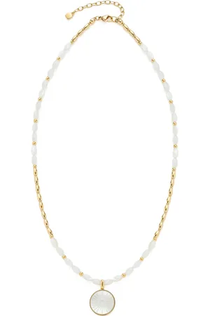 Leonardo Damen Kette mit Anhänger "Welda", Edelstahl, Muschelperle