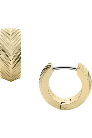 Fossil Damen Creolen "JF04116710", Edelstahl