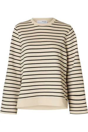 SELECTED Langarmshirt, Bio-Baumwolle, für Damen, , S