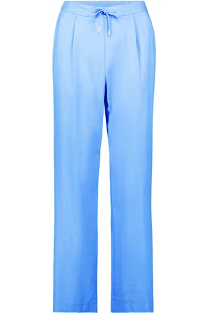 Zero Stoffhose, Tunnelzug, Leinenanteil, für Damen, , 38