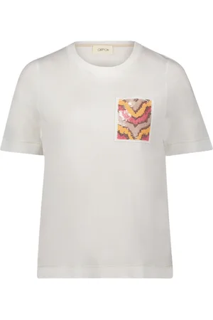 Cartoon T-Shirt, Halbarm, Pailletten, für Damen, , 44