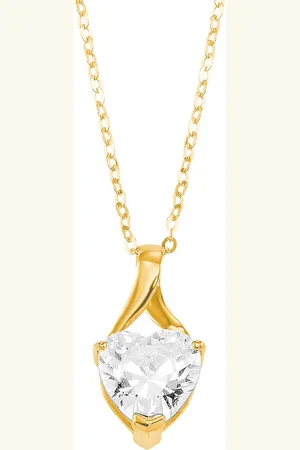 Amor Damen Kette mit Anhänger "2014209", 375er Gelbgold