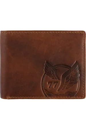Camel Active Scheintasche, Leder, RFID-Schutz, Logo-Prägung, für Herren