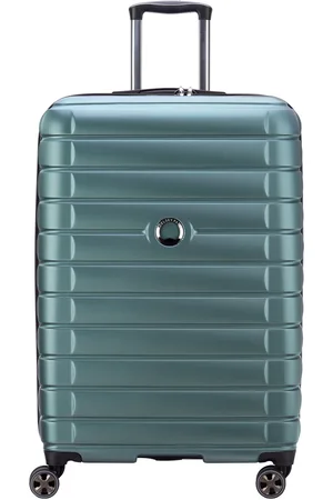 Delsey 4-Doppelrollen-Trolley, Hartschale, TSA-Schloss, Reißverschluss