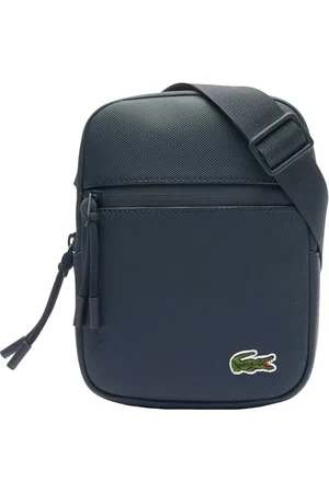 Lacoste Umhängetasche, Stickoptik, Reißverschluss, für Herren