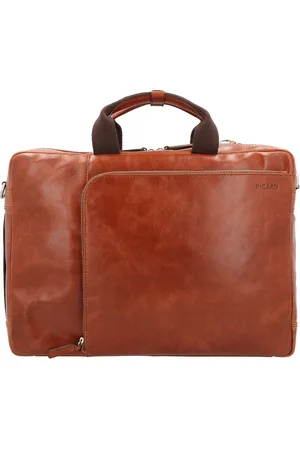 Picard Aktentasche, Laptopfach, Leder, für Herren